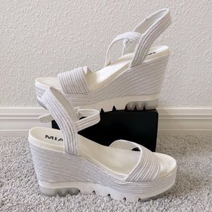 White Platform Sandals